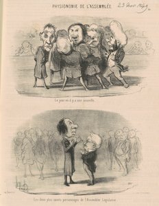 Haberin olduğu gün by Honoré Daumier