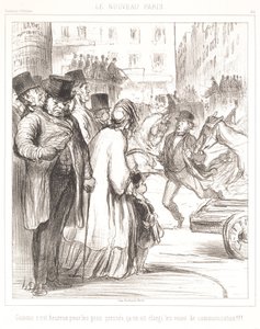 yeni Paris by Honoré Daumier