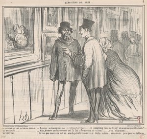 Tablo yaptıran ressam reddetti... by Honoré Daumier