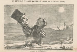 Geri dönüş çoğu zaman zordur by Honoré Daumier