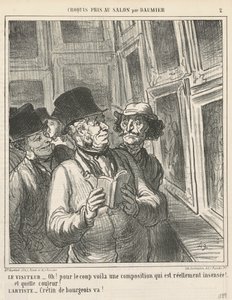 Ziyaretçi ... by Honoré Daumier