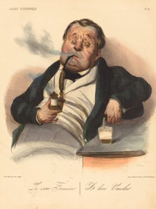 Gerçek Sigara İçen by Honoré Daumier