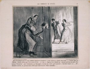 Toplumun Komedyenleri- Say Baptist, orada ne var… by Honoré Daumier