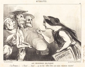 Siyasi Fricoteurs by Honoré Daumier