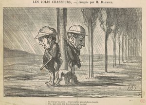 Güzel Avcılar by Honoré Daumier