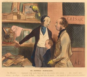 hayırsever dergiler by Honoré Daumier