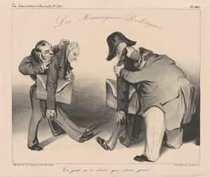 Siyasi Modeller by Honoré Daumier