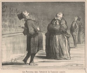bekleyen Parisliler... by Honoré Daumier