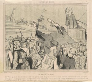at yarışı by Honoré Daumier