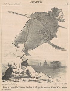 Tartışmalar... by Honoré Daumier