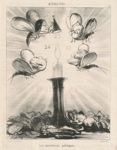 Siyasi sivrisinekler by Honoré Daumier