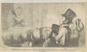 Kibar toplumun insanları... by Honoré Daumier