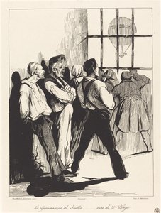 Temmuz kutlamaları... Ste. pelaji by Honoré Daumier