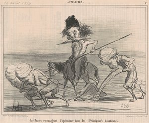 Ruslar tarımı teşvik ediyor by Honoré Daumier