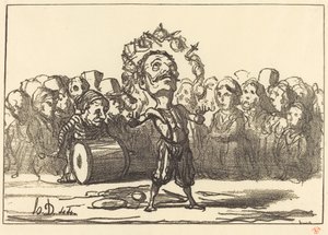 dağ sıraları by Honoré Daumier