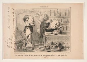 Bilim adamları da by Honoré Daumier