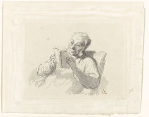 okuyan adam by Honoré Daumier