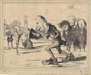 Okula dönüş zamanı by Honoré Daumier