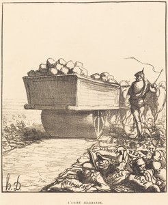 Alman birliği by Honoré Daumier
