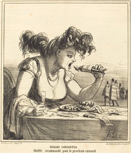 Bayan Gargantua by Honoré Daumier