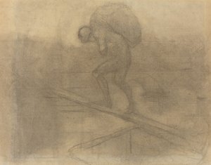 Çuval taşıyan adam by Honoré Daumier