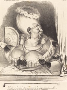 Bayan Etienne-Goconde-Cunégonde-Bécassine by Honoré Daumier