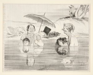 Bayan Greluche: Ah Gustave, ne by Honoré Daumier