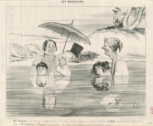 Bayan Greluche: Ah Gustave, ne güzel! by Honoré Daumier
