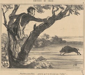 Tanrım, tanrım... sağlanan... by Honoré Daumier