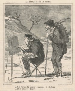 Dostum, resmin sıcaklıktan yoksun... by Honoré Daumier