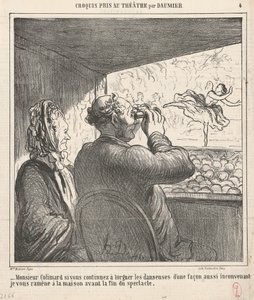 Bay Colimard, devam ederseniz... by Honoré Daumier