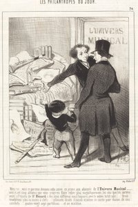 Efendim... işte verdiğimiz şey... bonus olarak... by Honoré Daumier