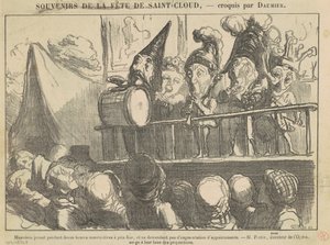 12 saat çalan müzisyenler... by Honoré Daumier