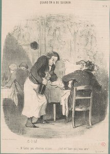 kusura bakmayın hocam... by Honoré Daumier