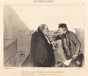 Bugün harika bir temsilimiz var by Honoré Daumier