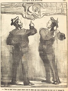 Asla tahmin edemezdik... by Honoré Daumier