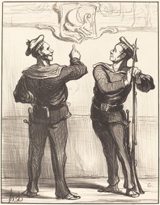 Asla tahmin edemezdik... by Honoré Daumier