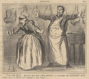 Özgürüz... by Honoré Daumier