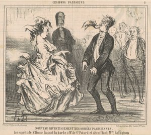 Yeni akşam eğlencesi by Honoré Daumier