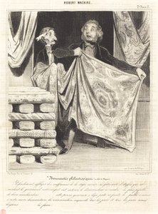 Hayırsever haberler... by Honoré Daumier