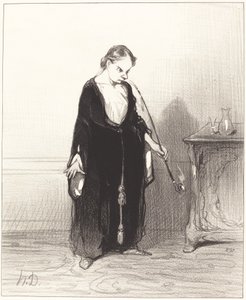 Ey benden çaldığın afyonun lezzeti!... by Honoré Daumier
