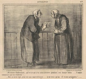 Ey! Mamechaboulard ... ne olacak ... olacak ... by Honoré Daumier