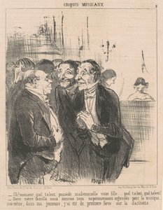 Ey! Efendim, ne yetenek var ... by Honoré Daumier