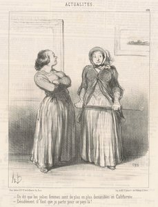 Güzel kadınlar derler... by Honoré Daumier