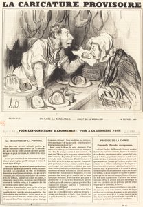 Malların kokusunu alırız... onları makineleştirmeden önce!... by Honoré Daumier