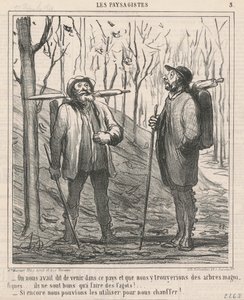 Bize bu ülkeye gelmemiz söylendi... by Honoré Daumier