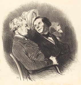 Hissedarlara rapor veriyoruz by Honoré Daumier