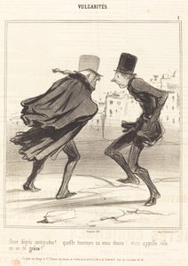 11 derece santigrat! by Honoré Daumier