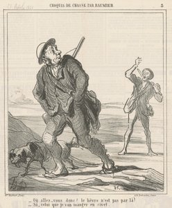 Nereye gidiyorsun? by Honoré Daumier
