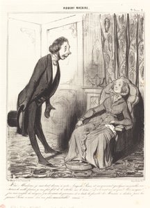 Evet, madam, kendimi tamamen... Prensimize... by Honoré Daumier